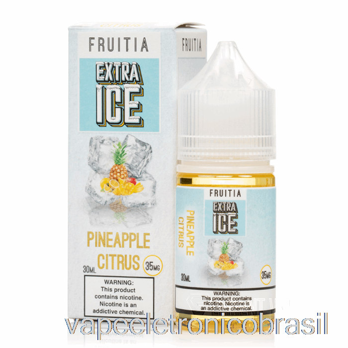 Vape Vaporesso Abacaxi Cítrico - Gelo Extra - Sais De Fruta - 30ml 35mg